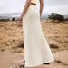 Women's High-Waisted Full Skirt Beachwear Summer Elegant Textured Skirt With Conch Shell Metallic Accessories_ecoleips.com