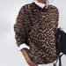 #9298 European And American Cross-border Wish Foreign Trade Women's Fashion Floral Print Loose Long-sleeve Top_ecoleips.com