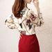 Women's Clothing Chain Print Shirt Spring New Chiffon Tops Women Basic Women's Shirt_ecoleips.com