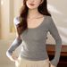 2025 #High Quality Products # Skin Friendly And Comfortable Modal Premium Cotton 2025 Autumn Outfit New Long Sleeved T-Shirt_ecoleips.com