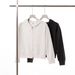 350g Short Hooded Zipper Cardigan Jacket For Women, Trendy Korean Style, Simple Casual Personality Sweatshirt, Autumn_ecoleips.com