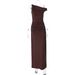 European And American Women's Fashion 2025 Spring/Summer New Product: Stylish Slim-Fit Asymmetrical Neck Sleeveless Slit_ecoleips.com