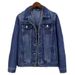 2026 New Spring Korean Style Light Blue Denim Jacket Trendy Casual Fashion Versatile Coat_ecoleips.com