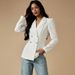 Women's Clothing Women's Elegant Long Sleeve Blazer Jacket - Autumn Office Casual Trench Coat_ecoleips.com