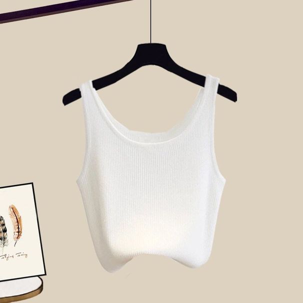 Women's Clothing Spring Suits Large Size Fashion Shirts Knitted Vests Waist Versatile Shorts Three Piece Suits_ecoleips.com