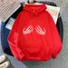 women's Hooded Sweatshirt, Spring And Autumn 2025 New Style, Fleece-lined, Thickened, Loose-fitting,_ecoleips.com