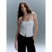 Cross-border European And American Style 2025 Summer New Women's Clothing Retro Lace Backless Slim-fit Pure Desire_ecoleips.com