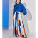 Women’s Clothing New Temperament Loose Commuter Blue Top High Waist Wide Leg Pants Suit_ecoleips.com