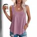 Spring/Summer Round-Neck Loose-Fitting Sleeveless T-Shirt_ecoleips.com