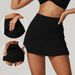 Women's Slimming Sports Skirt 2026 New European And American Popular Style Moisture Wicking Yoga Fitness Tennis Skirt_ecoleips.com
