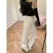 American Style High-Waisted Rhinestone Straight Wide Leg Jeans For Women Loose Fit Slimming Versatile Denim Spring 2026 New_ecoleips.com
