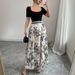 Summer Floral Maxi Dress – Oversized French-Inspired Boho Dress With Elastic Waist (S-Xxl, Lightweight Polyester)_ecoleips.com