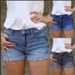 K Stretch Slim Fit Ripped Tassel Denim Shorts For Women_ecoleips.com