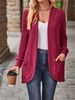 Women's Clothing Soft Brushed Long Sleeve Cardigan – Oversized Open Front Coat For Women (5 Elegant Colors, Relaxed Fit)_ecoleips.com