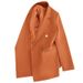 Women's Pink Blazer Jacket Slim-Fit Trendy Office Wear Casual Spring Autumn Outerwear Clothing_ecoleips.com