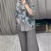 Women’S Clothing Suit For Women New Summer Casual Long Sleeved Printed Tops And Trousers Two Piece Suit_ecoleips.com