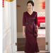 Zhili High-end Mother-in-Law Wedding 2026 New Model Improved Cheongsam Tummy-Covering Slimming Fishtail Dress_ecoleips.com