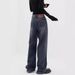Women's Wide-leg Jeans, New Spring And Autumn Style, Loose High-waisted, Drapey, Versatile, Floor-length Pants With_ecoleips.com