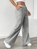Streetwear Striped Wide-Leg Pants – Oversized Unisex Trousers | Polyester-Spandex Blend | S-XXL | Sky Blue/Red/Yellow/Taupe | Retro Fashion Pants_ecoleips.com