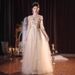 Women Understated Luxury Niche Style High End Sophisticated Elegant Ethereal French Style Tulle Dress For Petite Perfect_ecoleips.com