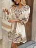 Cross-Border Foreign Trade European And American Women's Clothing 2026 Summer Fashion Mid-Sleeve_ecoleips.com