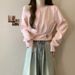 foreign Trade Real Shot: Asymmetrical Slanted Collar Off-shoulder Sweatshirt For Women, Spring Autumn,_ecoleips.com