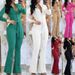 Women’s Long-Sleeve Collar Jumpsuit – Mid Waist Office & Commuter Romper (S-XL, 6 Colors)_ecoleips.com