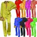 2025 New Fashion Plus Size Women's Satin Loose Casual Two-Piece Set_ecoleips.com