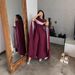 Women's Clothing Robe Satin Dress With Shawl Robe 2 Pieces_ecoleips.com