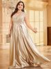 plus Size Women's Long Sleeve V Neck Fishtail Evening Dress European American Style Cross Border Hot Selling Spot Dress for Banquet_ecoleips.com
