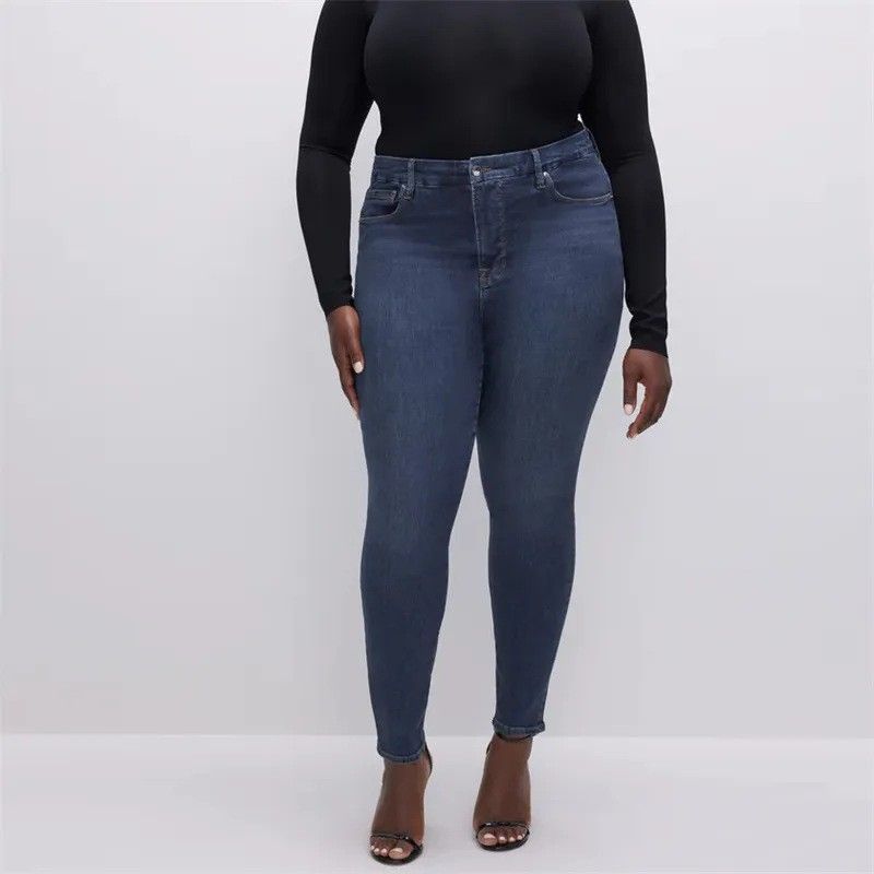 Women's Clothing Large Size Stretch Women's Jeans Large Size Belly Lifting Hip Lifting Pants_ecoleips.com