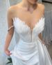Women's Clothing Feather Tail Dress Slit Sexy Birthday Party Dress Female_ecoleips.com