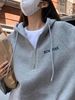 Women’s Zip-Up Hooded Sweatshirt – Long Sleeve Casual Pullover (Greyish, XS-XXL)_ecoleips.com