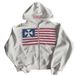 Women's Clothing High Street Unisex American Print Zip-Up Hoodie - Oversized Streetwear Pullover With Trendy Graphic & Comfort Fit (White, Black)_ecoleips.com