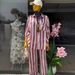 Women's Stripe Lapel Shirt With High-Waisted Pants Set - Relaxed Fit Summer Office Casual Outfit_ecoleips.com