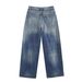 Women's Clothing Classic Mid-Rise Fold-Up Jeans Casual Cotton Solid Color Spring/Autumn Summer Homme Clothing_ecoleips.com