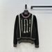 Elegant Long-Sleeved Striped Sweater, New Hollow-Out Round-Neck Knit Top, Loose And Casual Stylish Top_ecoleips.com