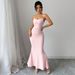 Women's Clothing Suspender Dress Waist Slimming Temperament Hip Long Skirt_ecoleips.com
