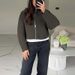 High-quality 2025 Autumn New European And American Women's Fashion Versatile Stand-up Collar Long-sleeve Loose Jacket_ecoleips.com