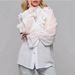 Women's Stand Collar Long Sleeve Chiffon Lace Shirt Bow Detail Spring/Autumn Fashionable Inner Layer Top_ecoleips.com