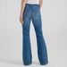 Women's High Waist Flared Jeans – Vintage Embroidered Denim Pants With Stretch For A Retro & Slim Fit_ecoleips.com