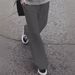Suitable For All Seasons 2024 Spring/Summer New Solid Color Tie Loose Fashion Casual Wide-Leg Pants For Women_ecoleips.com