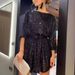 Sparkle And Shine: Elegant Sequin Cocktail Party Dress For Women - Round Neck A-Line Midi Dress With 3/4 Sleeves_ecoleips.com