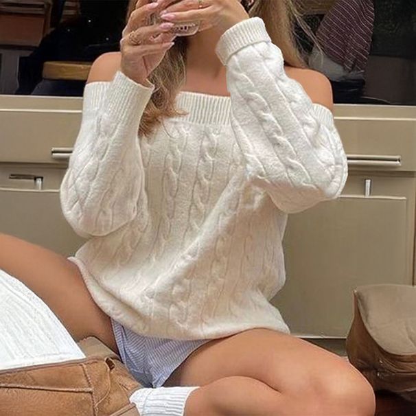 Diyun European And American Style Casual Commuting Solid Color Long Sleeve Vest Sweater Knitted Women's Fashion 2025_ecoleips.com