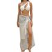 Women's Bamboo Joint Cotton Yarn Striped Tassel Bikini Cover Up Shawl Beach Towel Sun Protection Regular Size Vacation Style_ecoleips.com