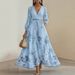 2025 European And American Hot Selling Printed Holiday Dress_ecoleips.com