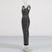 Women’s Clothing sexy hot girl style hip skirt spring new U neck backless diamond studded celebrity suspender dress for women_ecoleips.com