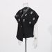 K Ladies' New Style Diamond Studded Asymmetrical Sleeveless Suit, Collar Vest, And Women's Clothing With A Fashionable Waist Cinching Jacket_ecoleips.com