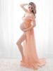 K Pregnant Women Take Photos Of Dresses, Wearing Floor Length Dresses Before Taking Photos_ecoleips.com