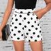 Women's Clothing American Style Summer Fashion High-Waisted Slim Fit Casual Versatile Shorts For Women_ecoleips.com